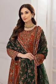 Alizeh Luxury Embroidered Chiffon Suit (Unstitched)