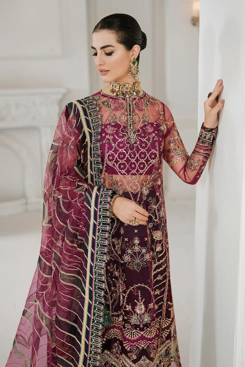 Baroque Heavy Embroidered Festive Collection – (Unstitched)